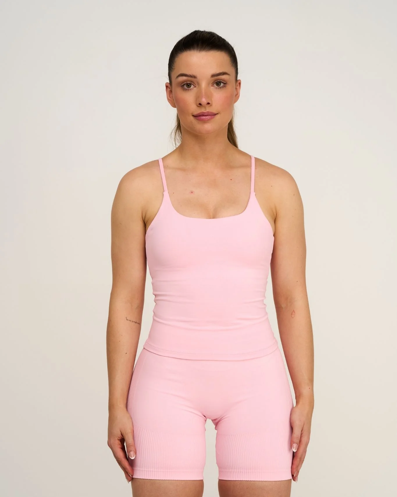 Elevate™ Sculpting Seamless Scoop Neck Cami | Cotton Pink