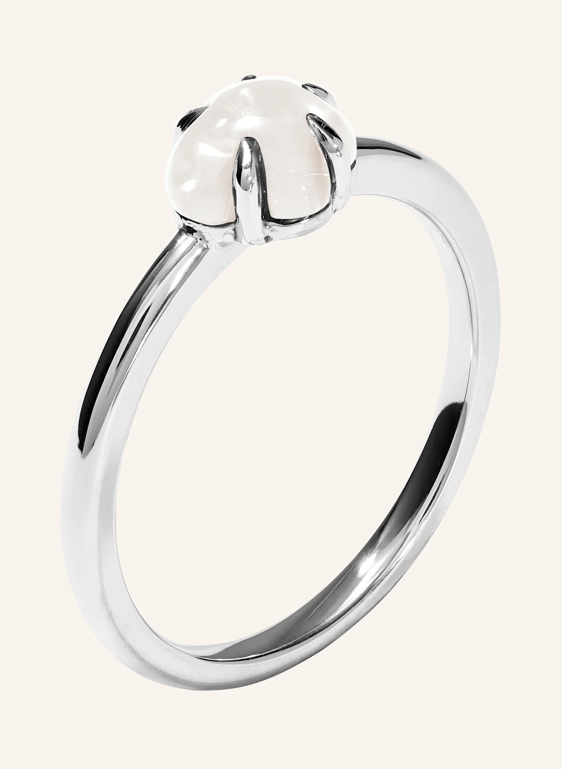 VIERI Ring WOLKE MILCHQUARZ MITTELGROß
