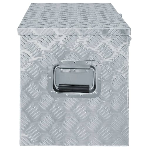 NNEVL Aluminium Box 110.5x38.5x40 cm Silver