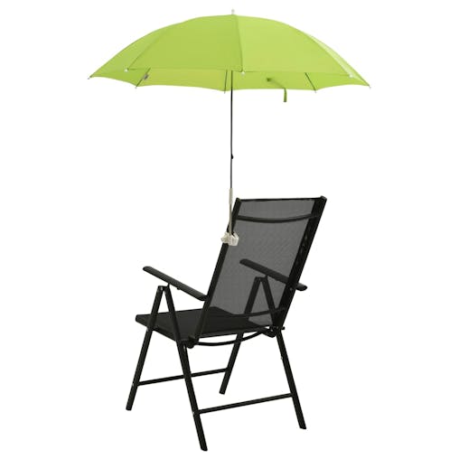 NNEVL Camping Chair Parasols 2 pcs Green 105 cm