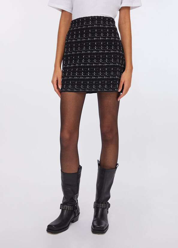 Minigonna in misto lana