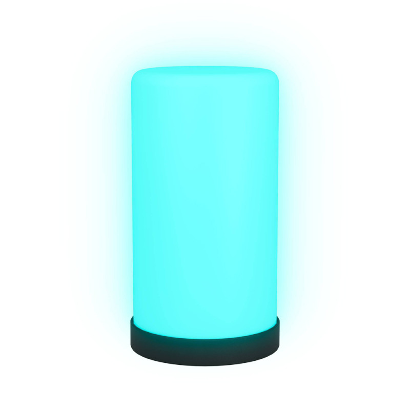 Lampe de table LED RGBIC noire et blanche 7,5 W EGLO