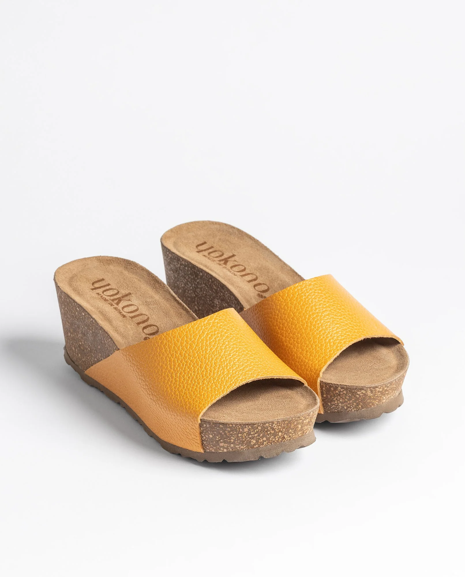 Sandalia cuña BARI-265 naranja
