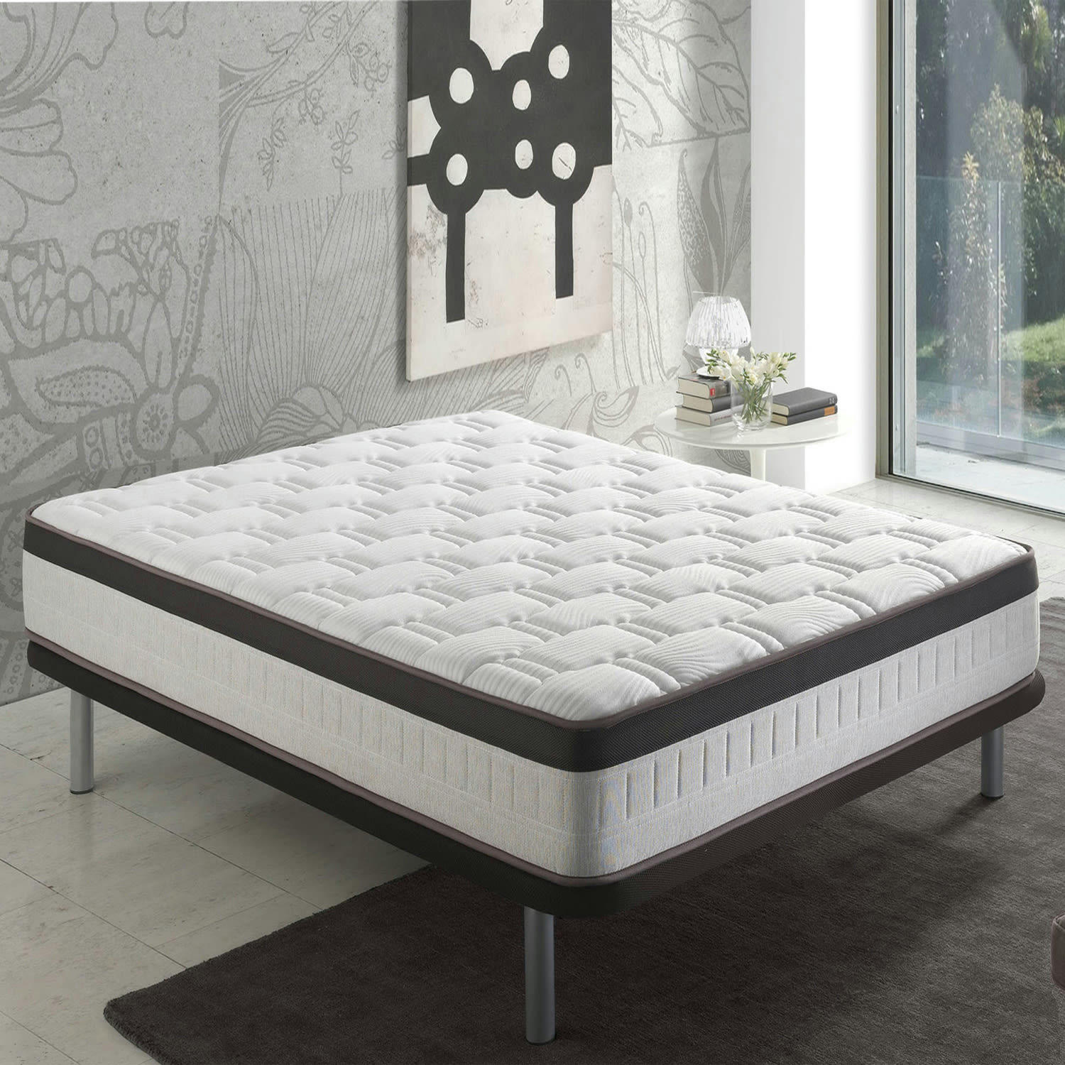 SUPREME - Matelas à mémoire de forme 90x190 cm, 27 cm épaisseur