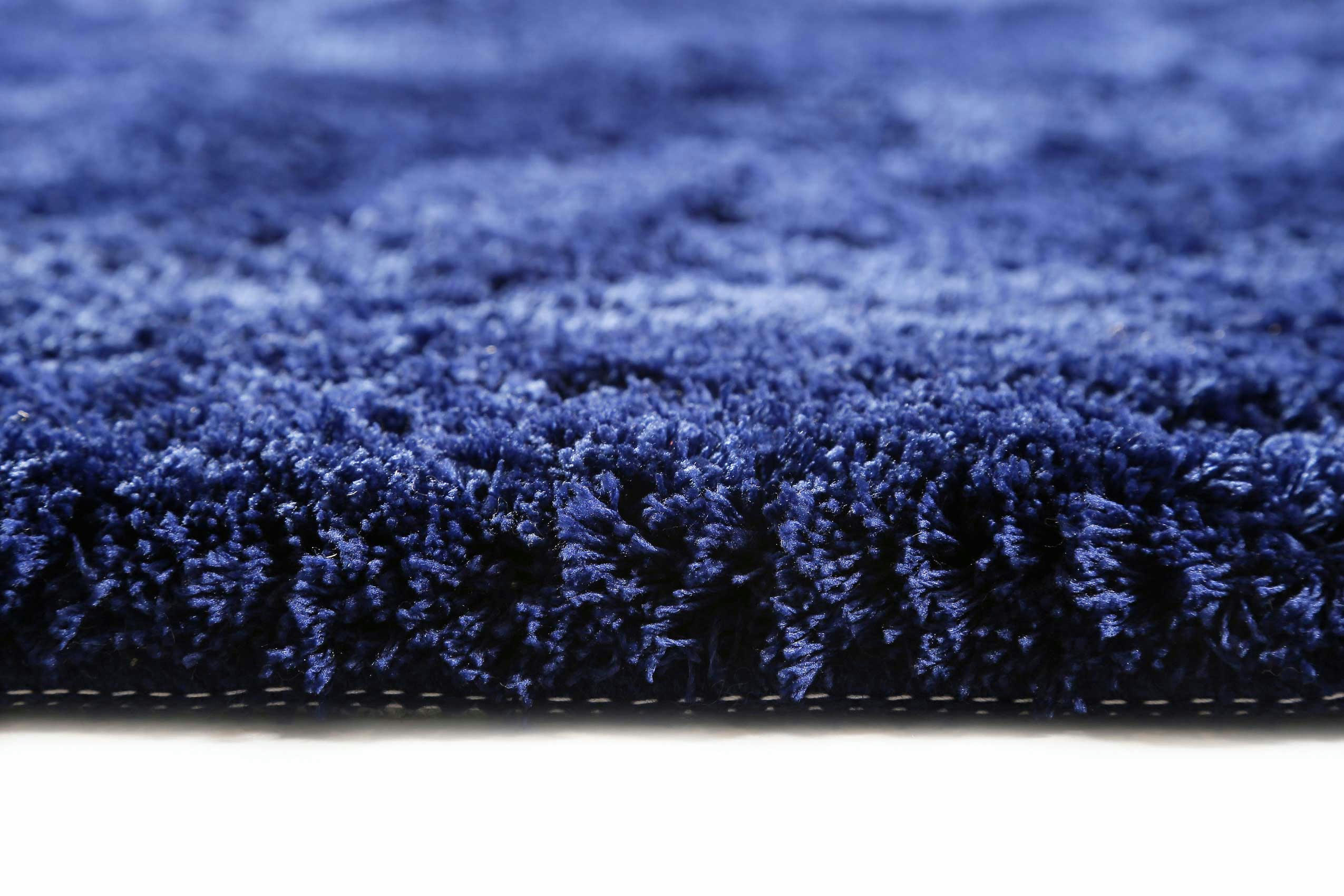 PORTO AZZURRO - Tapis de bain microfibre antidérapant bleu marine 55x65