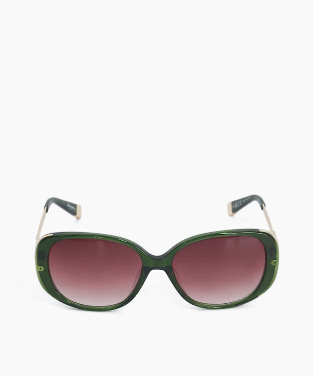 Goldie Green - Green Oversized Sunglasses