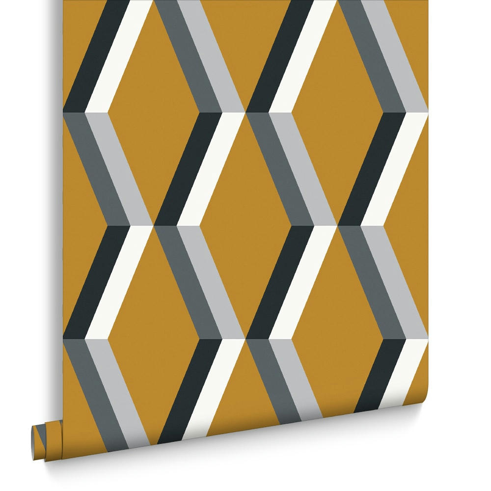 - papier peint cirque jaune 1005x52cm