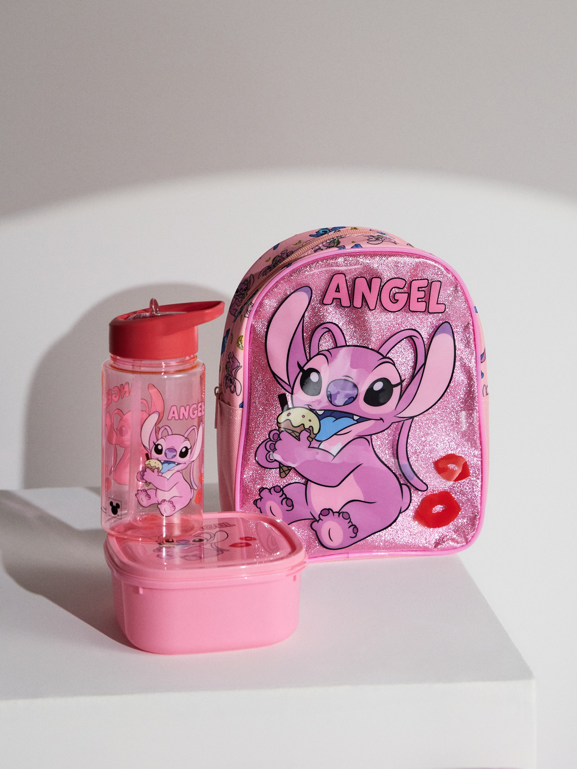 Zestaw: plecak, bidon i lunchbox Lilo & Stitch 3 pack