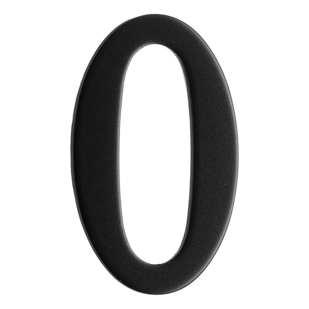 POSTKASSENUMMER BESLAGSBODEN 0 SELVKLEBENDE 50MM SVART
