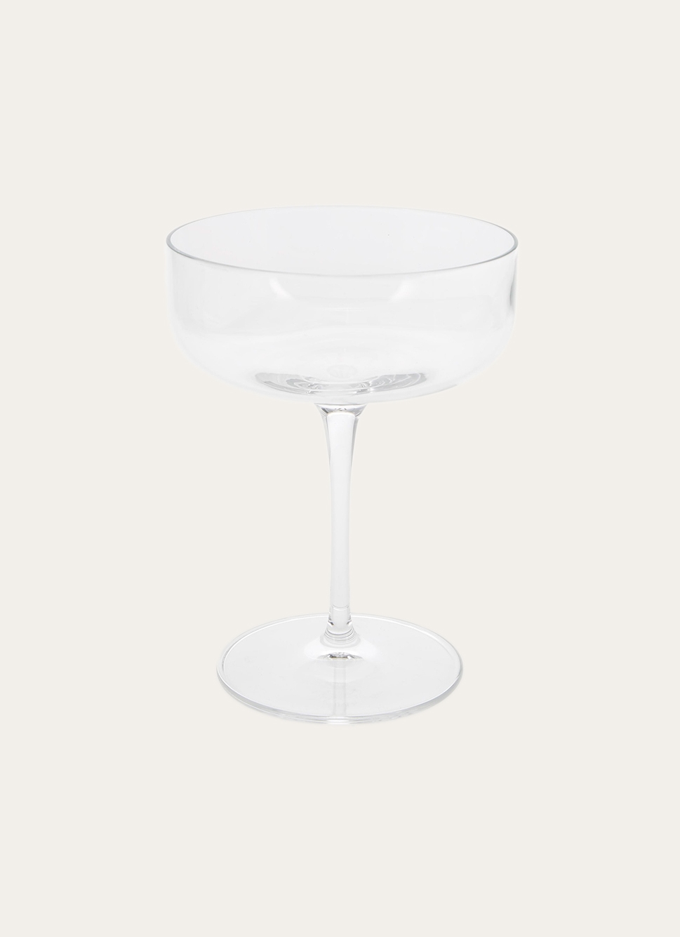 COUPE A CHAMPAGNE EN CRISTALLIN TRANSPARENT