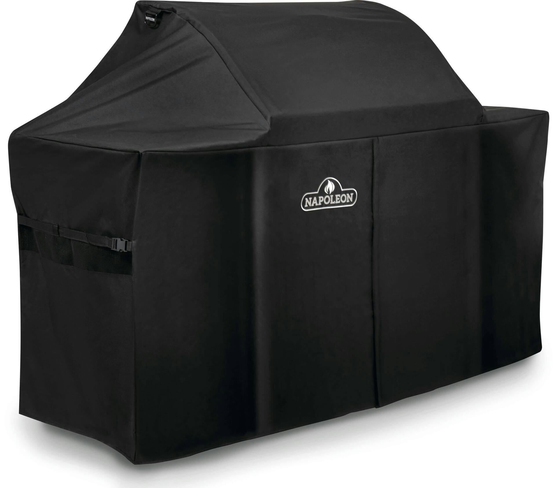 Napoleon Premium Grill Cover for Rogue 625 and other Large/X-Large Grills - Waterproof & UV-Resistant with Hanging Loops and Buckled Straps