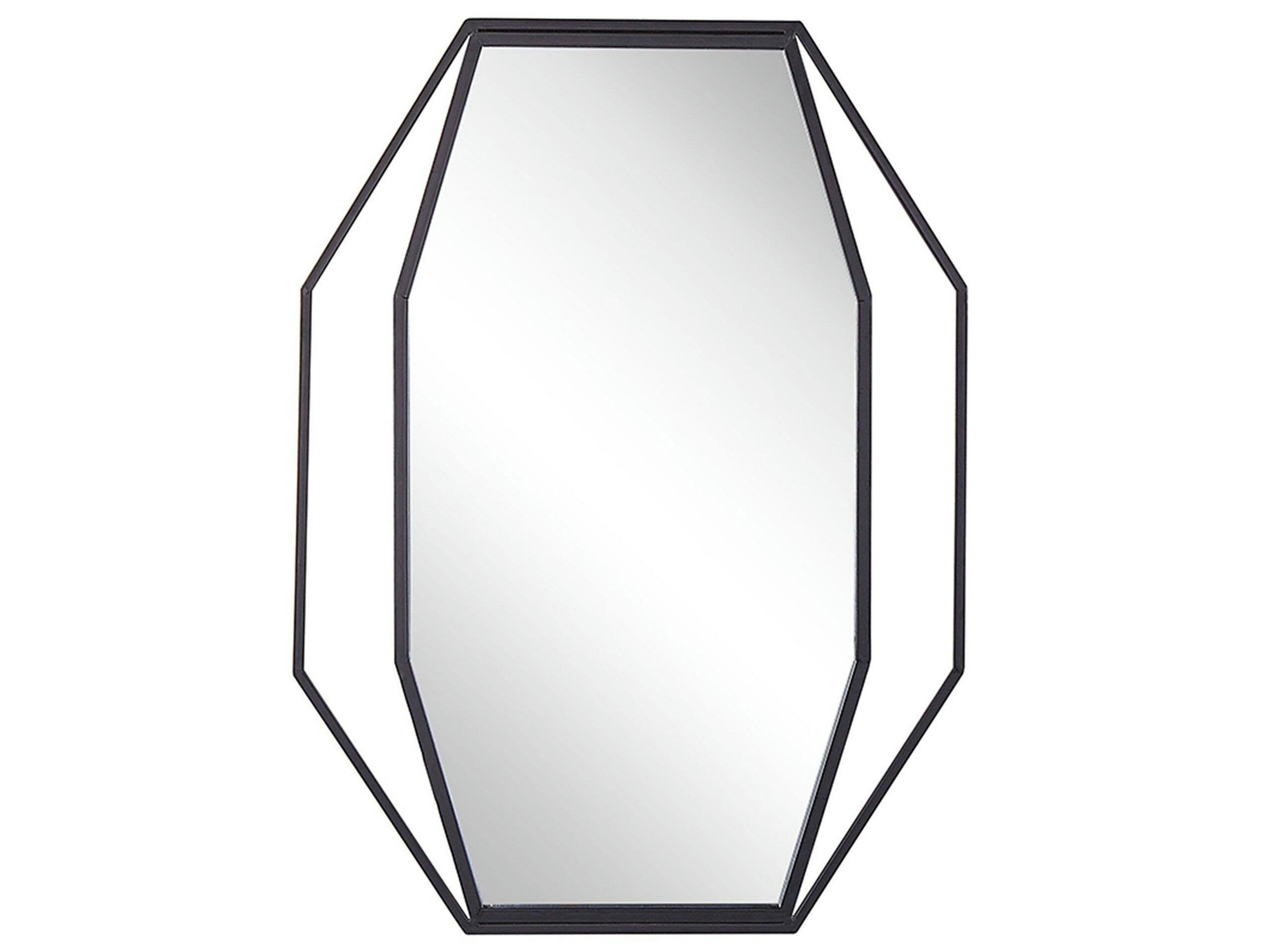 NIRE - Miroir en acier gris 80x60