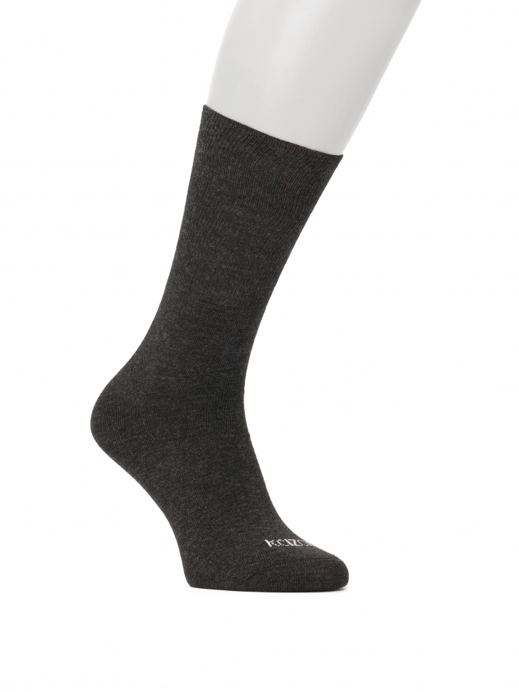 Grey socks with added cashmere