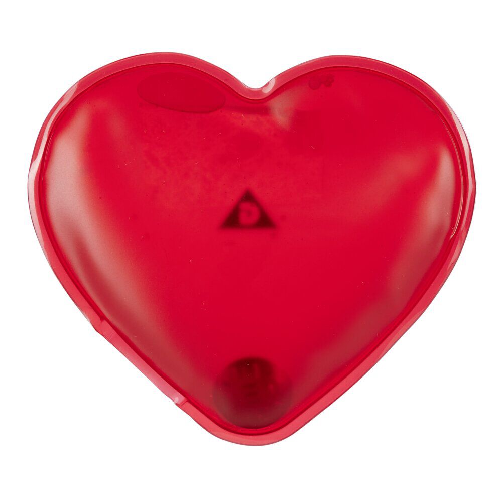 Chaufferette de poche forme coeur 15x10cm (8 modèles)
