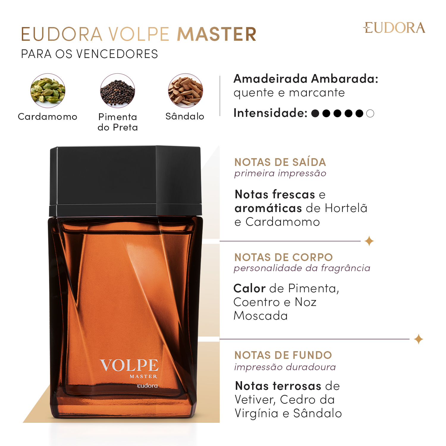 Volpe Master Desodorante Colônia 100ml