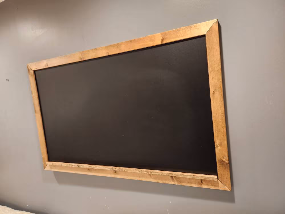 Hanging Chalkboard, Rustic, Whiteboard Sign, Reversible, Blank, Playroom, Business, Restaurant, Shop, Personalized, Custom, Big, Large