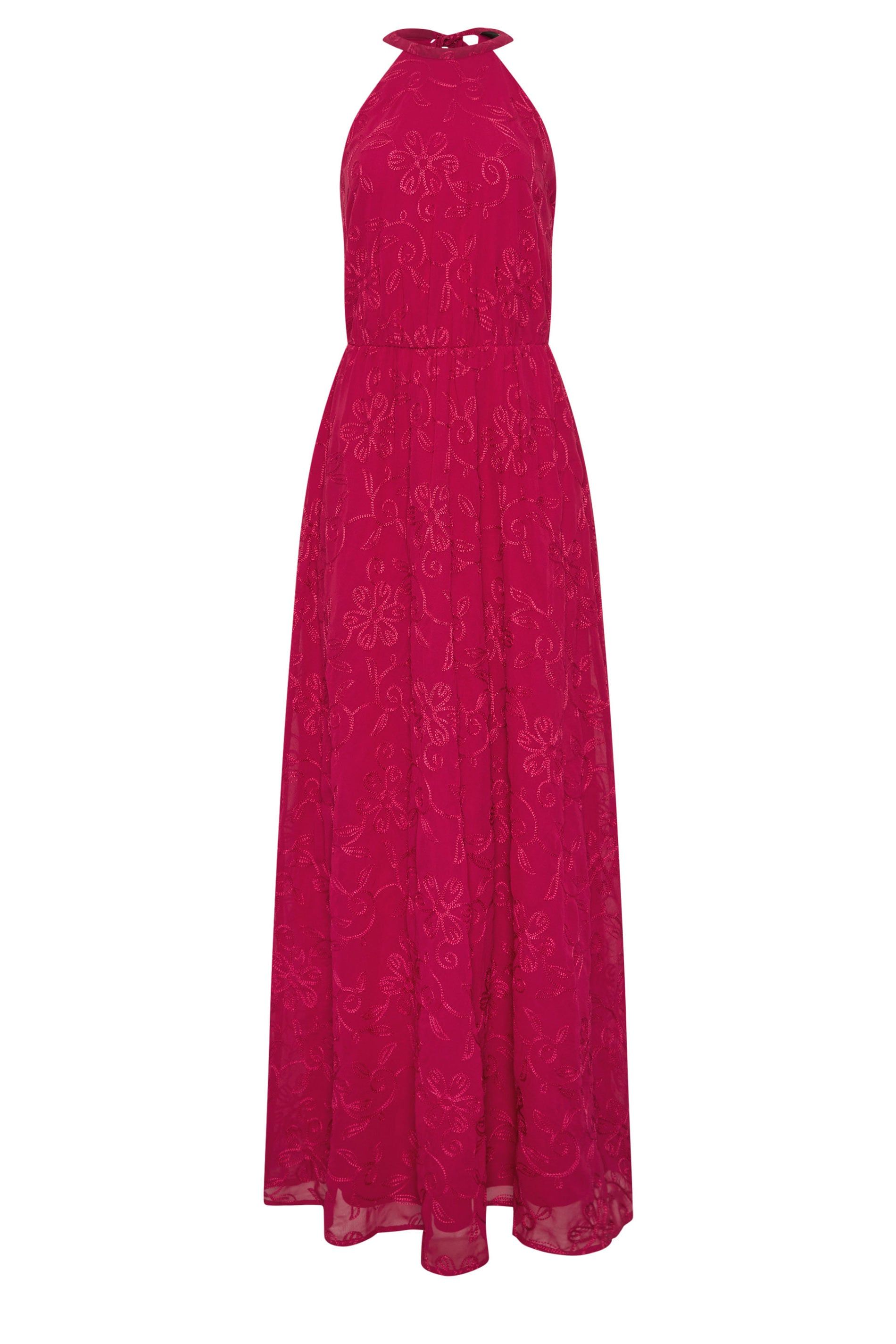 Long Tall Sally Tall Embroidered Halterneck Maxi Dress