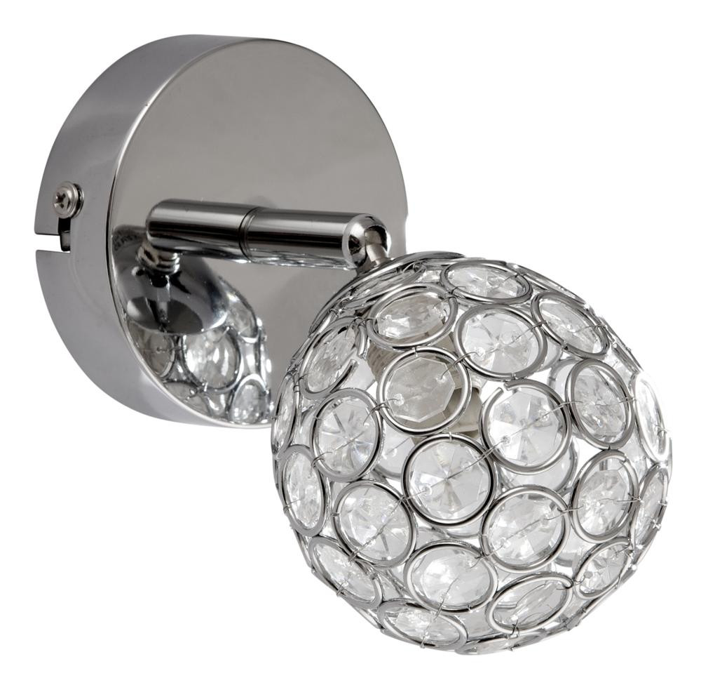 Lampa kinkiet STARLET 1x40w g9 chrom/transparent