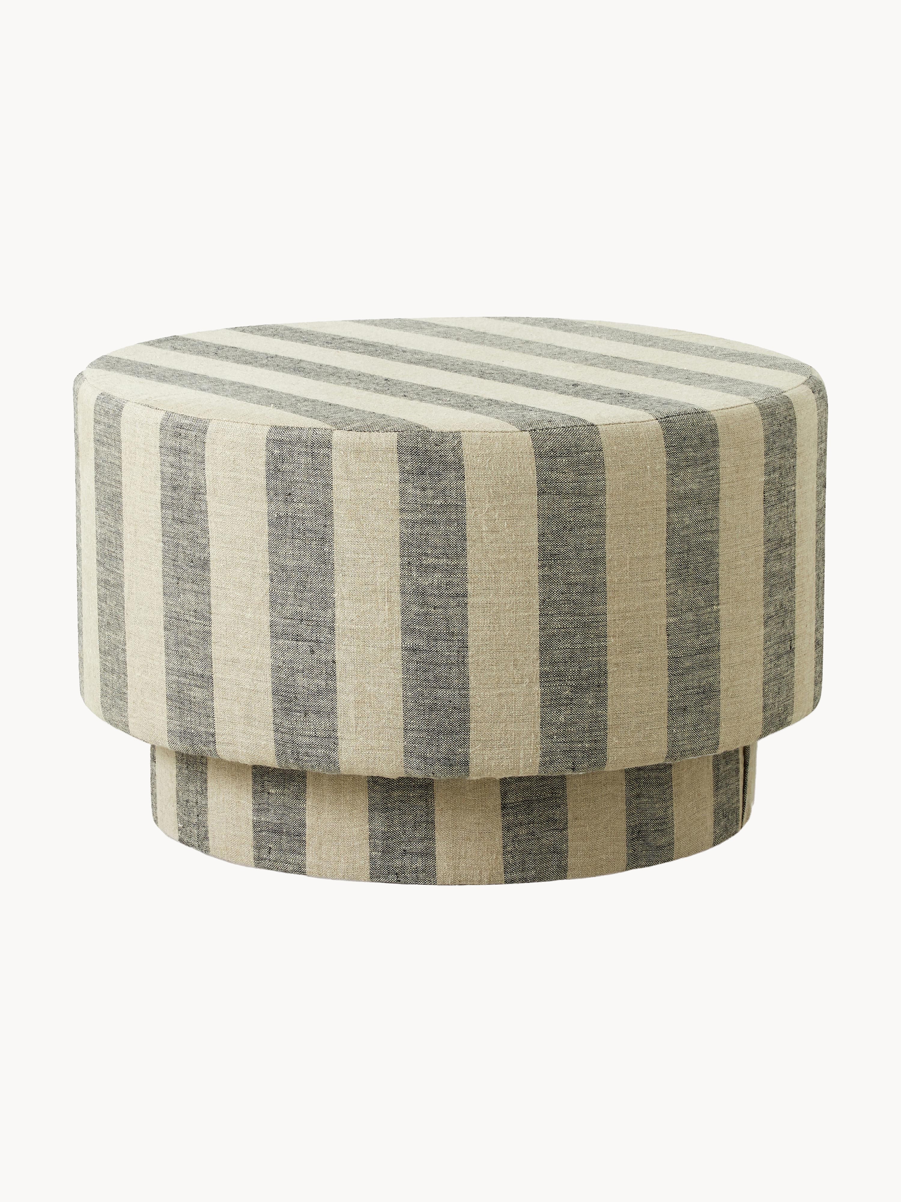 Leinen-Pouf Ladoga