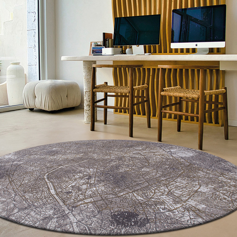 Louis de Poortere Cities Vloerkleed Ø 240 cm - Space Trip