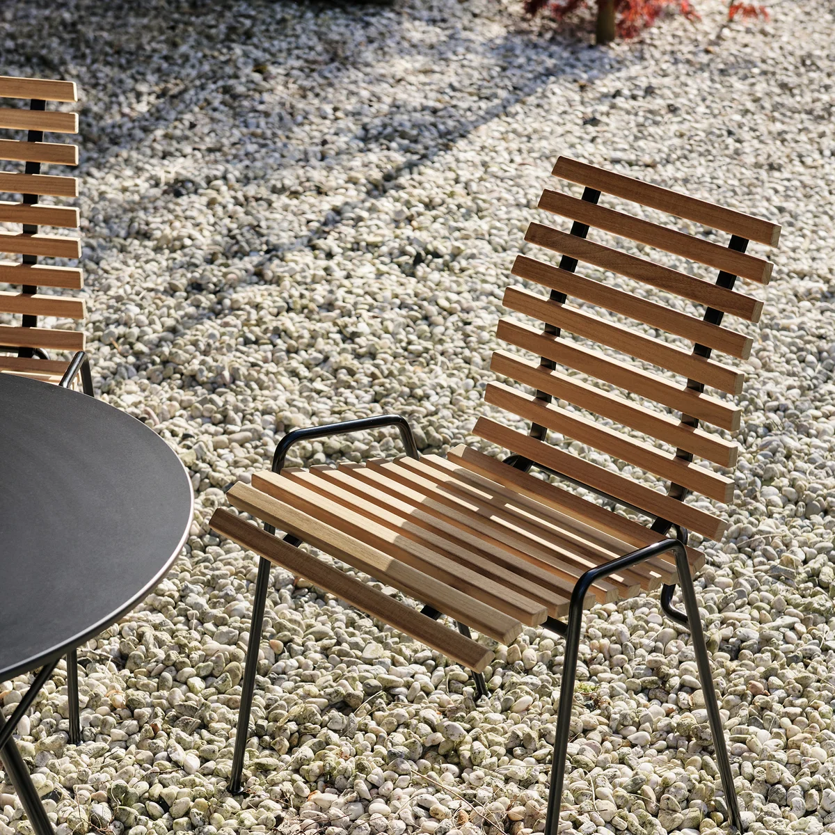 &Tradition - RFH Terrace Side Chair RD4, Teak / schwarz