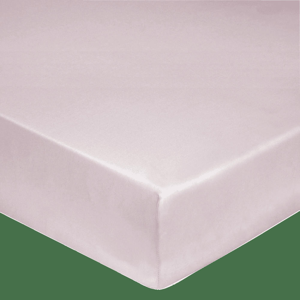 FLANDRES - Drap housse en coton lin lavé poudre 90 x 190 cm