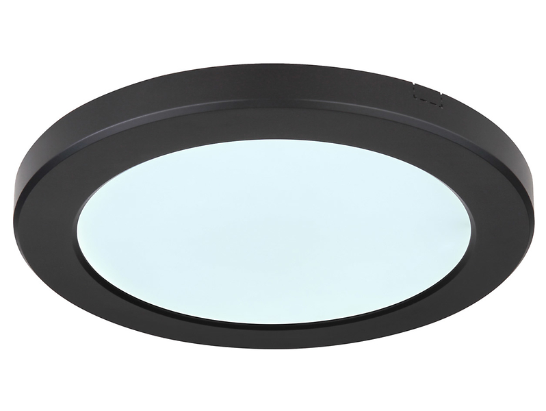 Plafon Lasse LED 22 cm akrylowy czarny