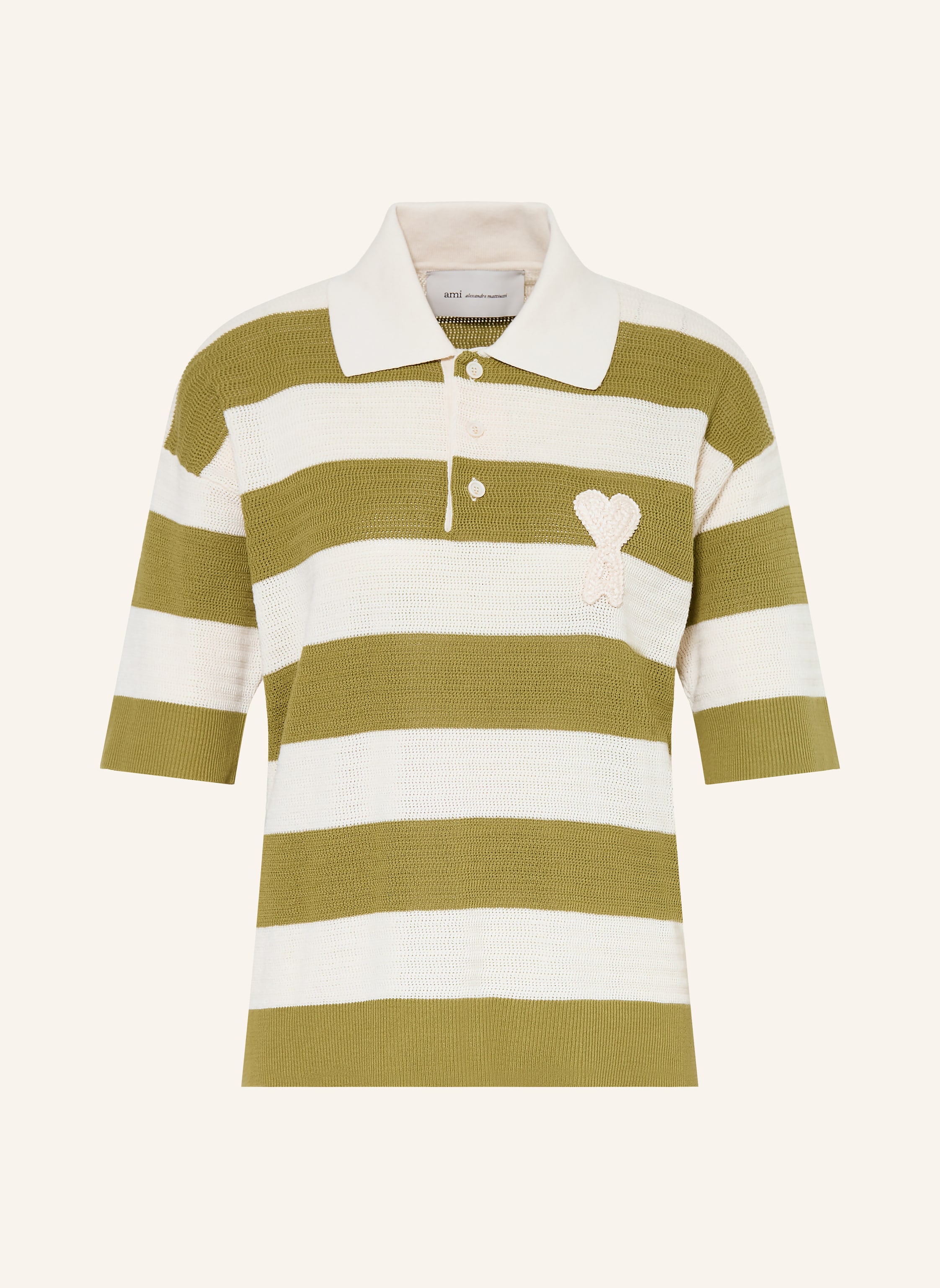 Ami Paris Strick-Poloshirt