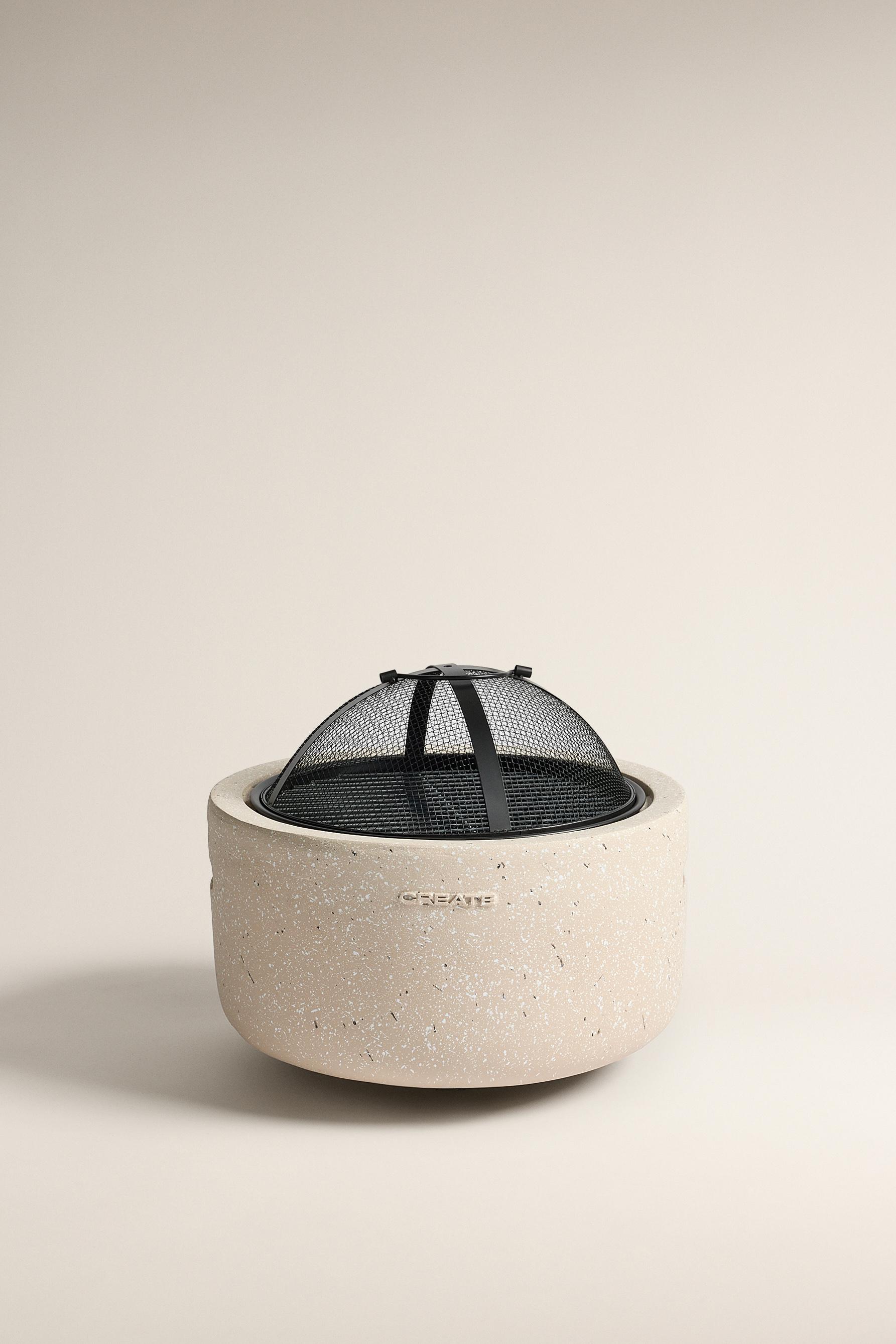 Brasero CREATE® exterior con grill camping