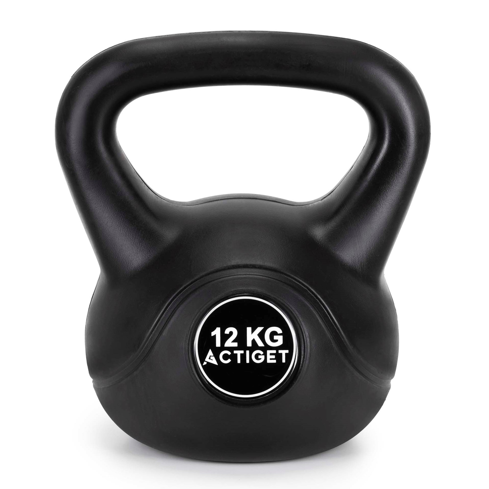 Kettlebell do ćwiczeń 12 kg ACTIGET hantla, odważnik treningowy ABS kula
