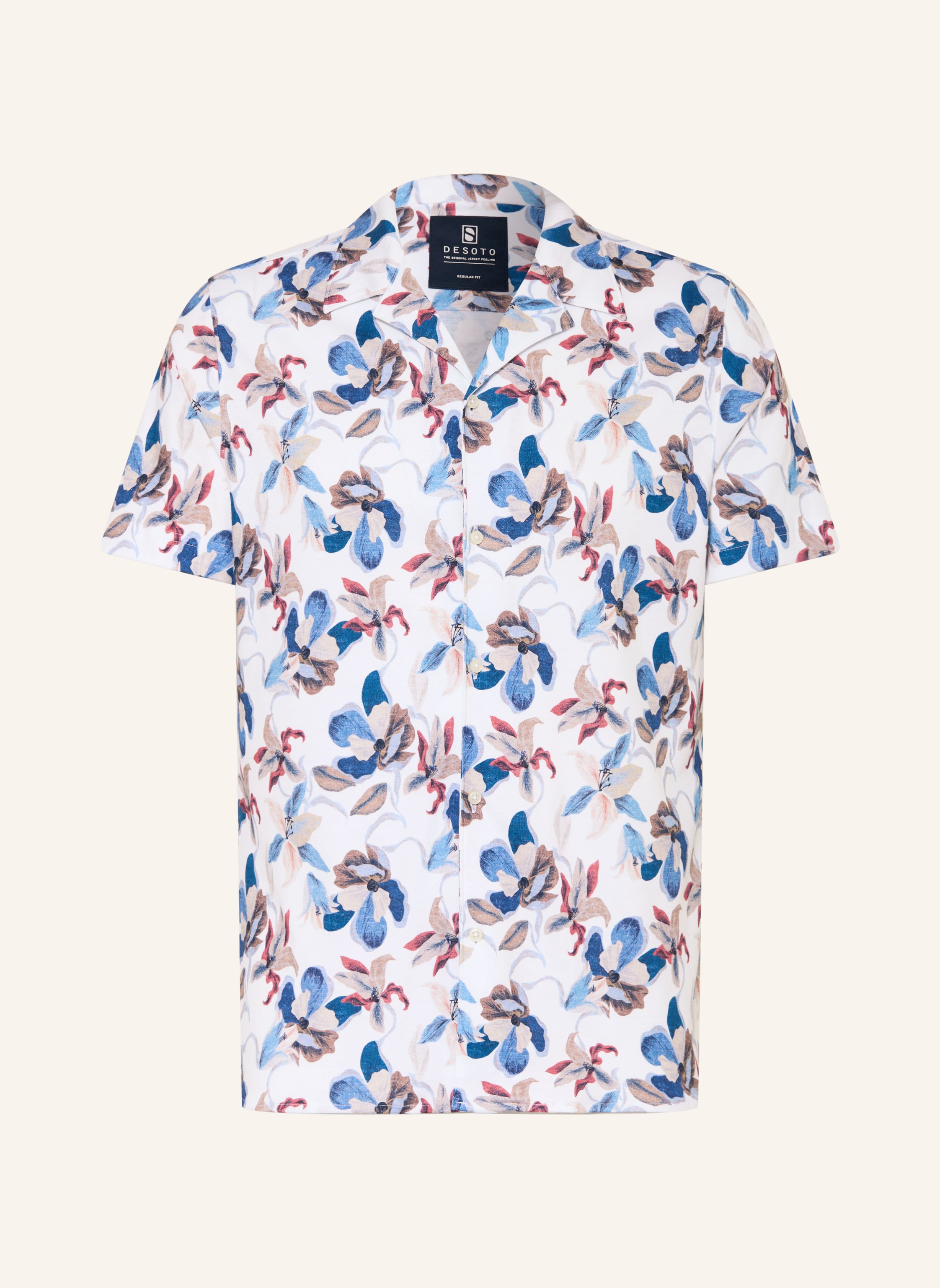 DESOTO Resorthemd LIDO Slim Fit aus Jersey