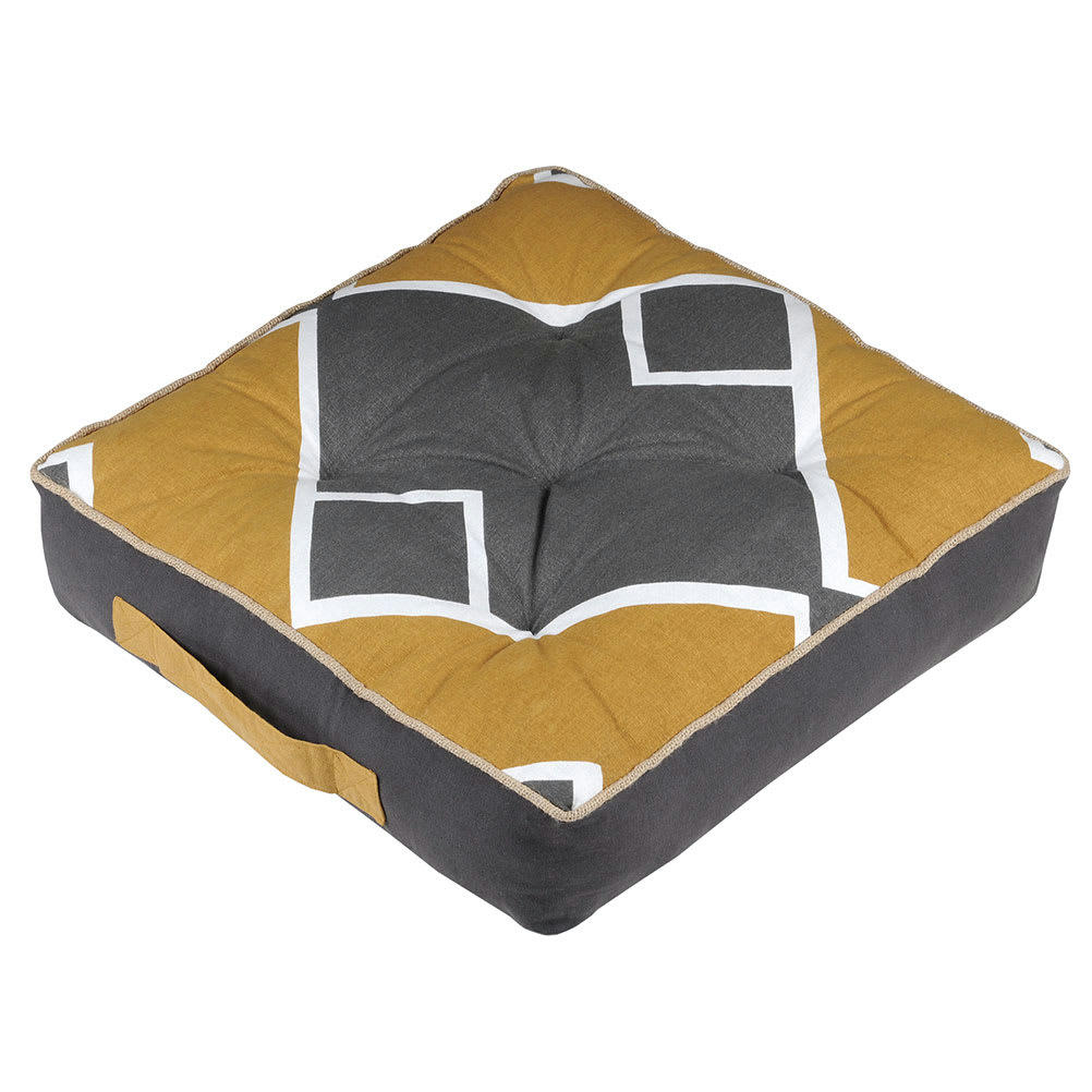 ALABAMA - Coussin de sol avec poignée coton 45x45