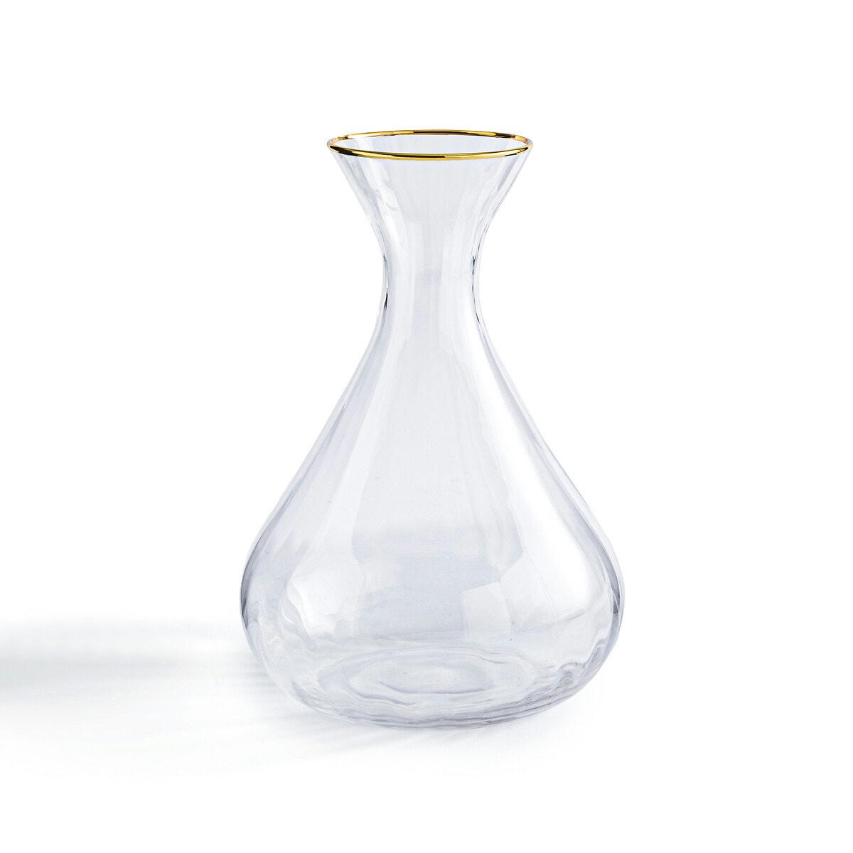 Carafe à décanter en verre strié, Lurik