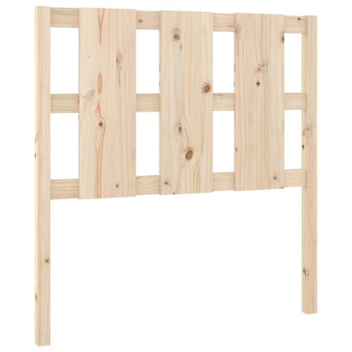 NNEVL Bed Headboard 95.5x4x100 cm Solid Wood Pine