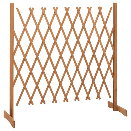 NNEVL Garden Trellis Fence Orange 180x100 cm Solid Firwood