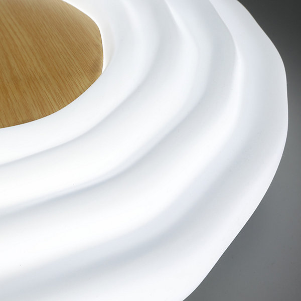 ALPINALUZ plafonnier LED Circulaire de style nordiqueCCT Sélectionnable Acrylique,intérieur
