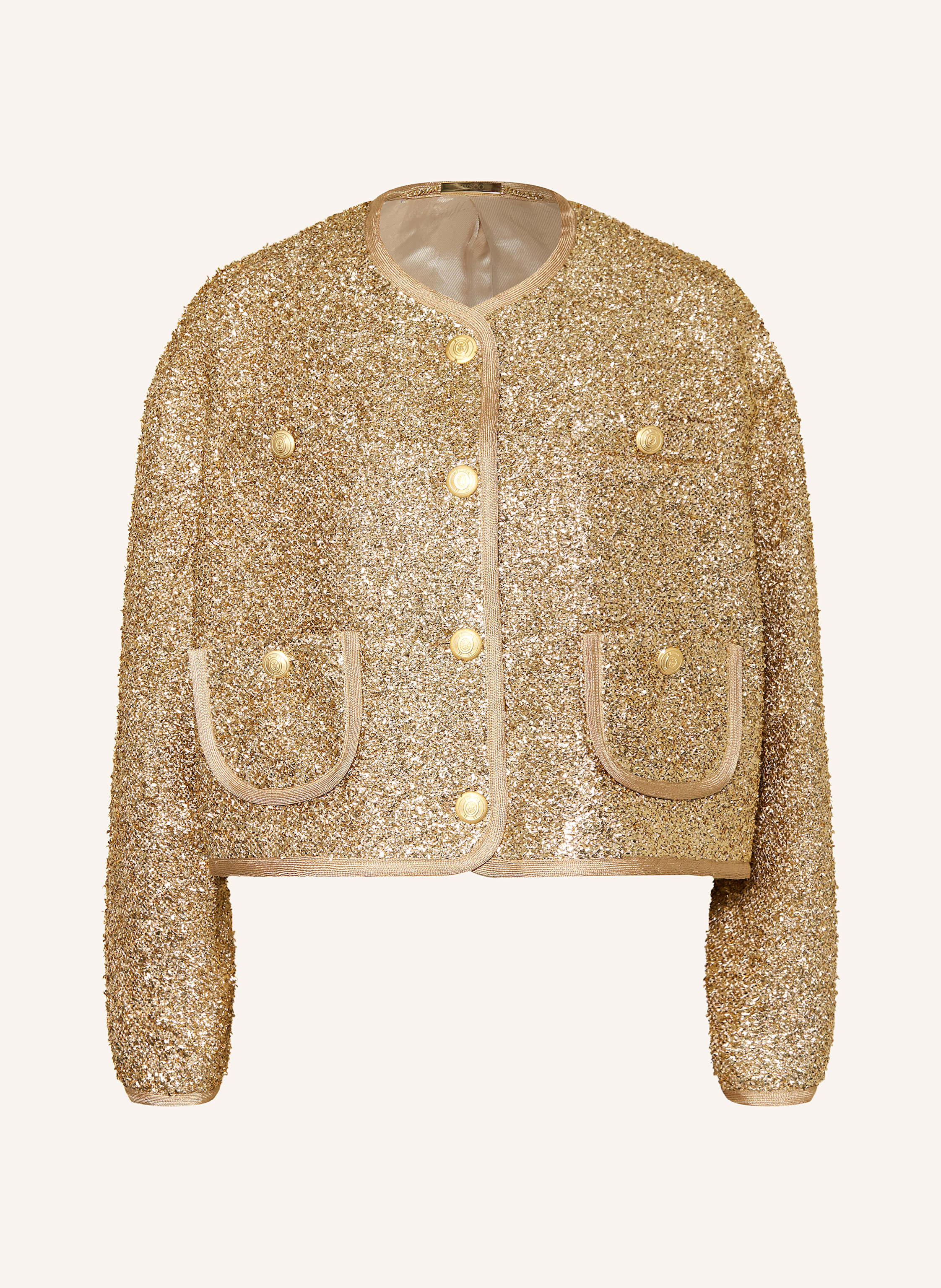NVSCO Kastenjacke mit Glitzergarn