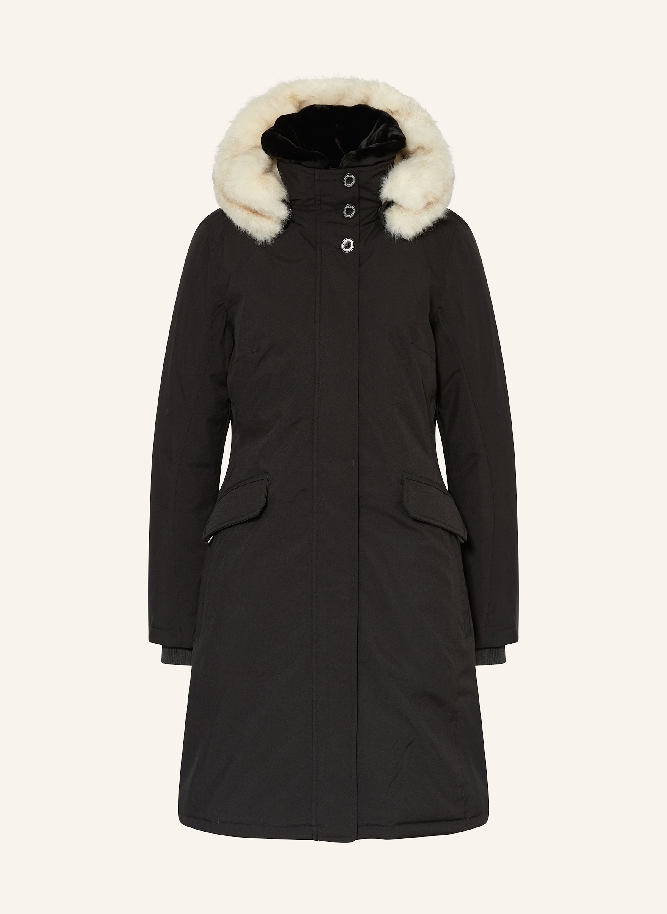 WELLENSTEYN Parka ENTERPRISE CLASSIC LONG mit DUPONT™ SORONA®-Isolierung und abnehmbarem Kunstfell