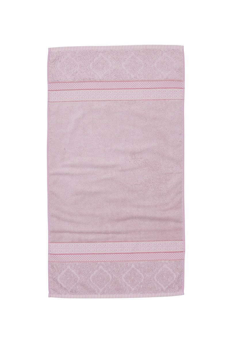 Pip Studio handdoek Soft Zellige - 55x100 cm - lila