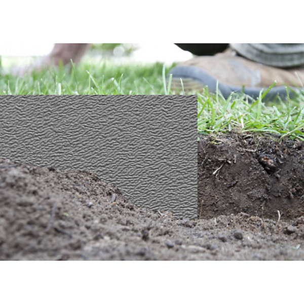 Bordure de jardin grise BORDER Longueur 6M Hauteur 150mm