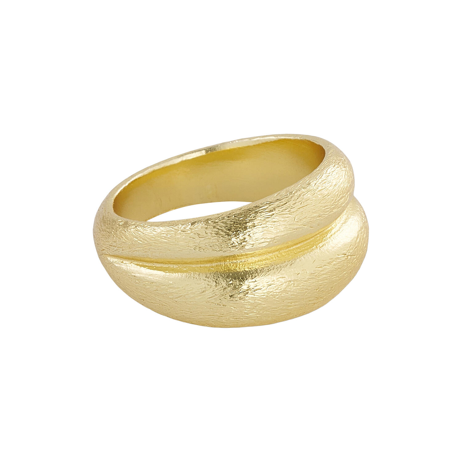 Ring, guldbelagt
