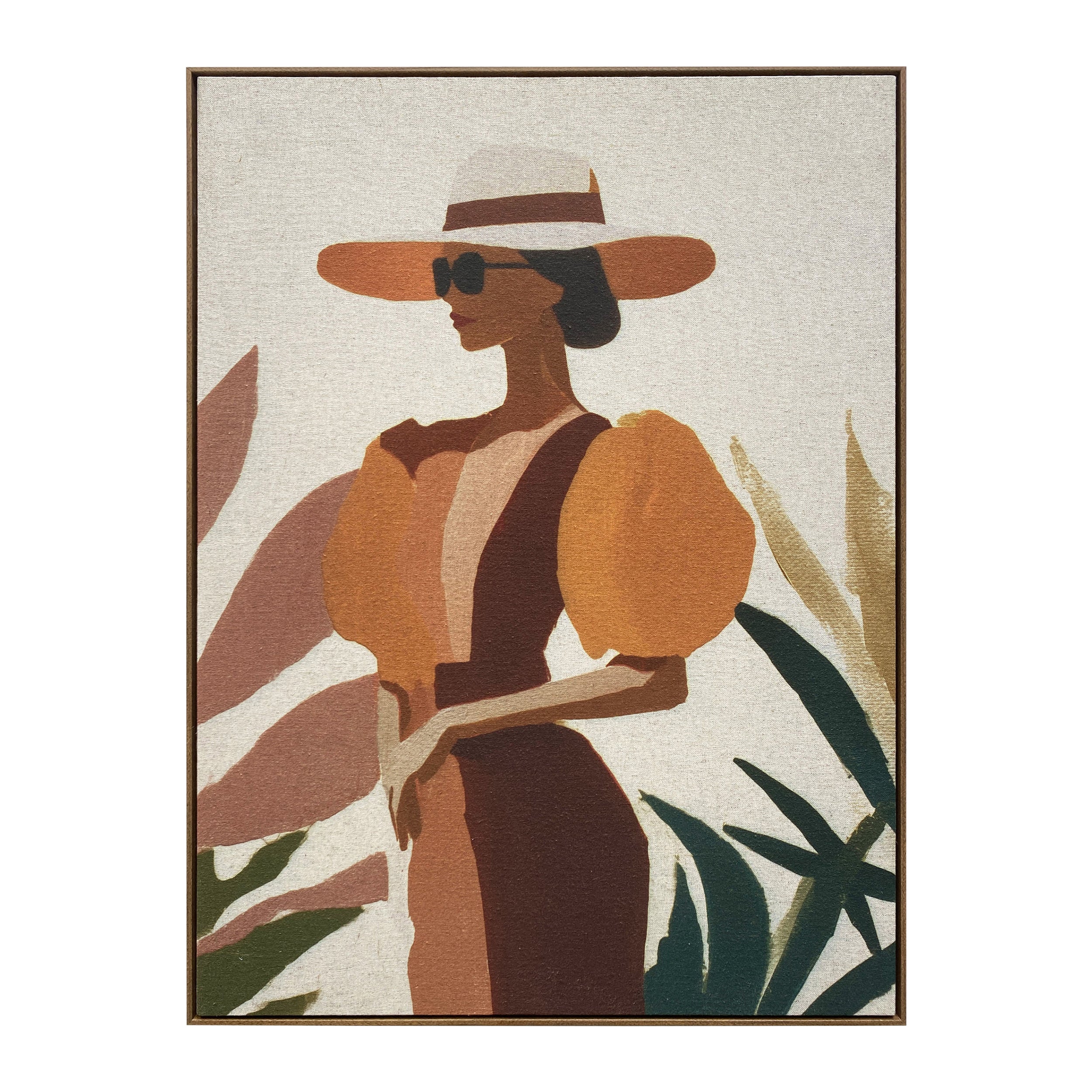 by fonQ Gentle Shade Schilderij 60 x 80 cm - Walnoot