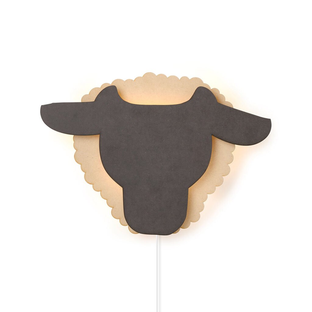 van Tjalle en Jasper - Schapen wandlamp