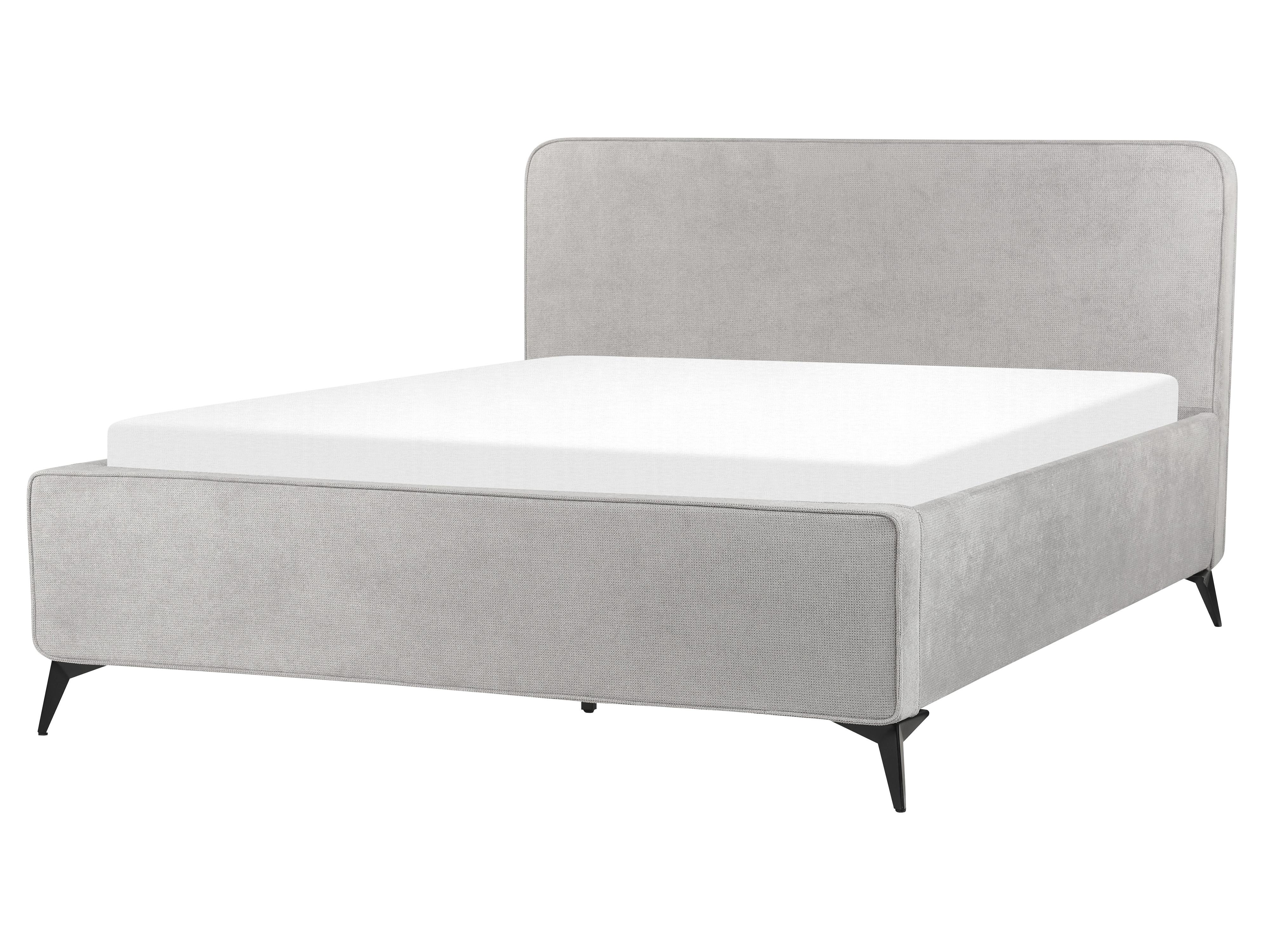 Bed Fabric VALOGNES 160 x 200 cm (EU King Size) Light Grey