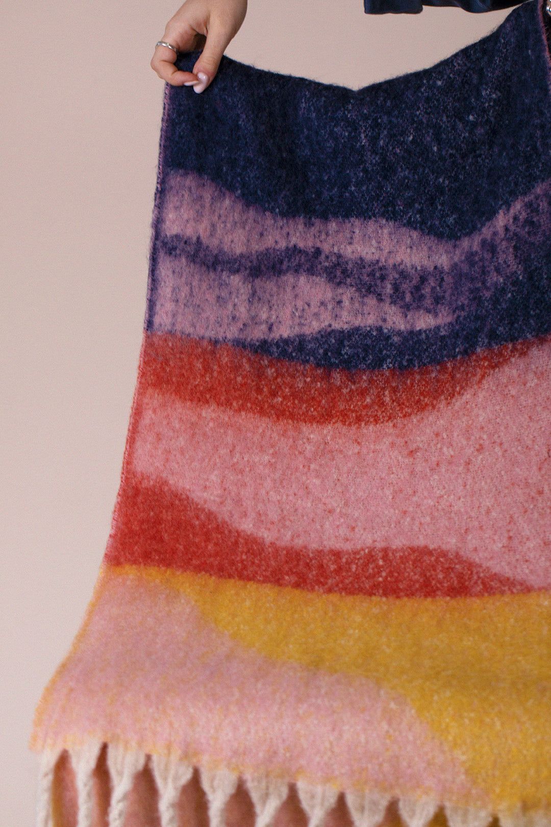 SVNX Chunky Scarf With Tassels