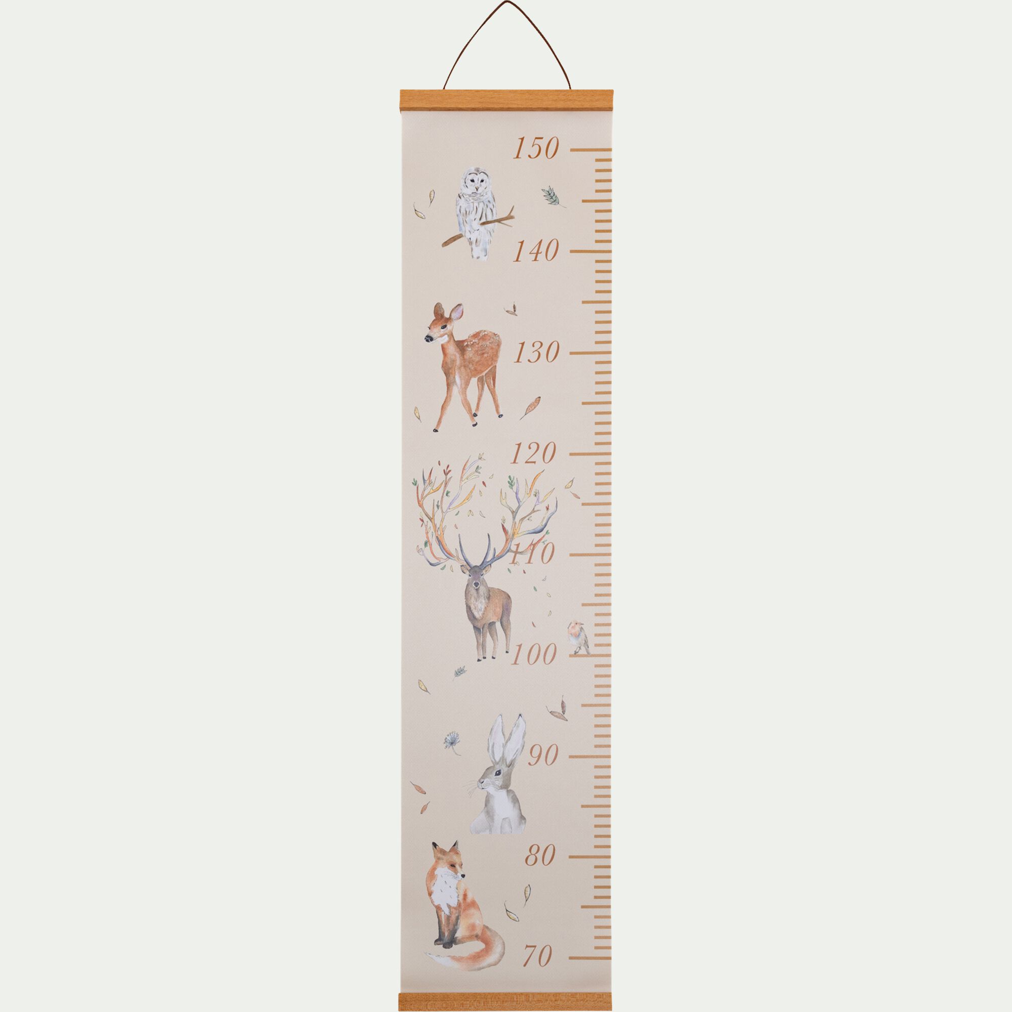SUZY - Toise murale motifs forêt - beige
