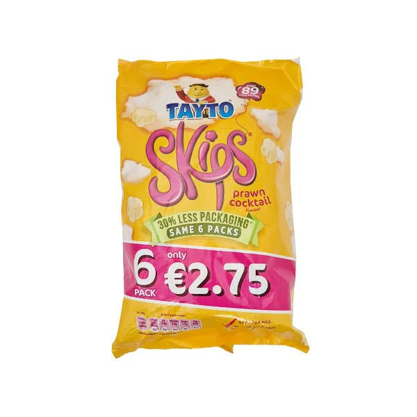 Tayto Skips Prawn Cocktail 6 Pack