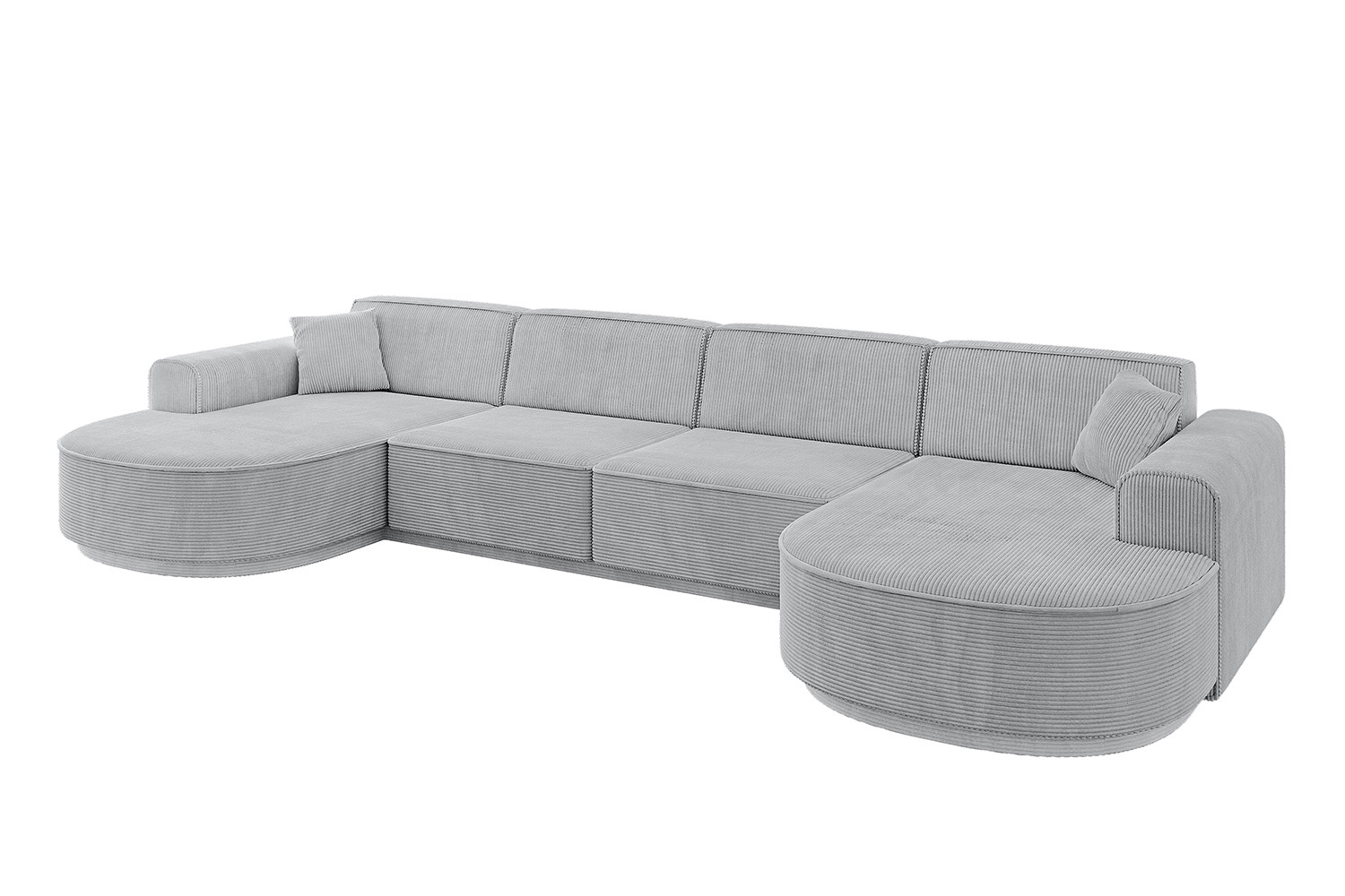 Narożnik uniwersalny bez funkcji spania MARI-U2-v3 388x171x83 cm Szary