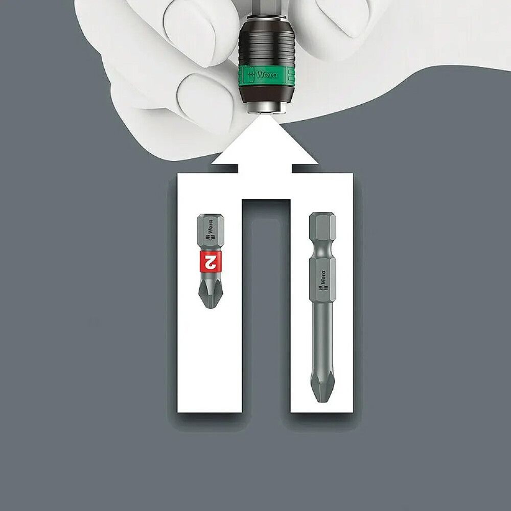 BITSSETT WERA KK 838 RA-R M 15 DELER