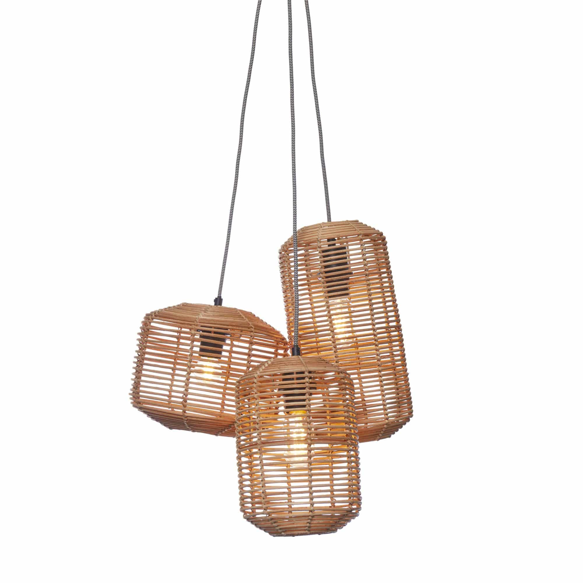GOOD&MOJO hanglamp Tanami - bruin - Ø18cm